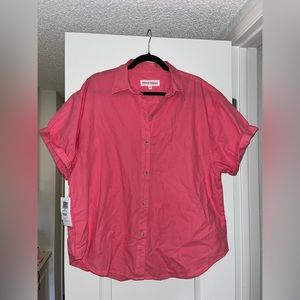 pink Aritzia button up top